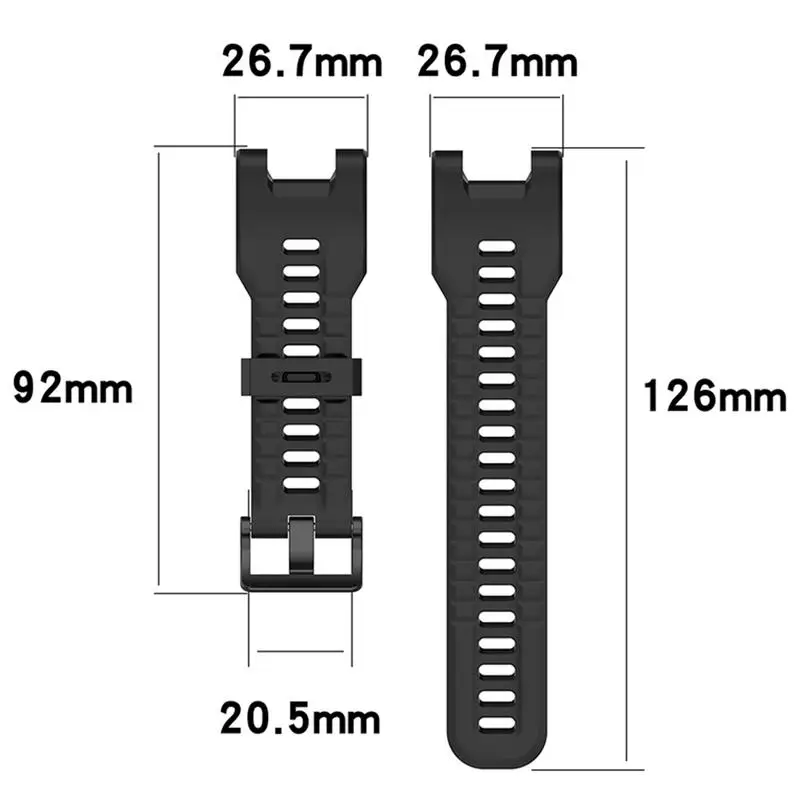 Replacement Band For Huami Amazfits T Rex Strap Silicone Watchband For Amazfits T-Rex/T-Rex Pro Strap