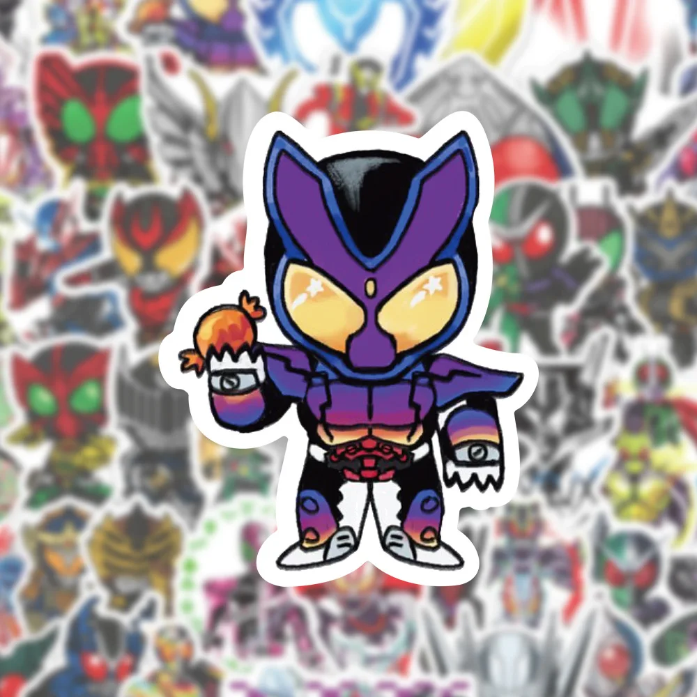 10/30/50PCS New Kamen Rider Stickers Cartoon Cool Doodle Decorative Decals DIY Motorcycle Helmet Skateboard Guitar Stickers Toy - Image 3
