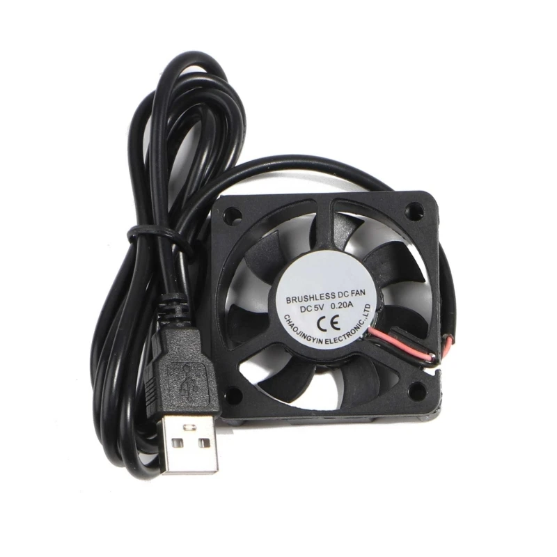 Brand New- 5cm 50mm Fan 50x50 Dc5v 5500rpm Small Quiet Cooling Fan USB Power-