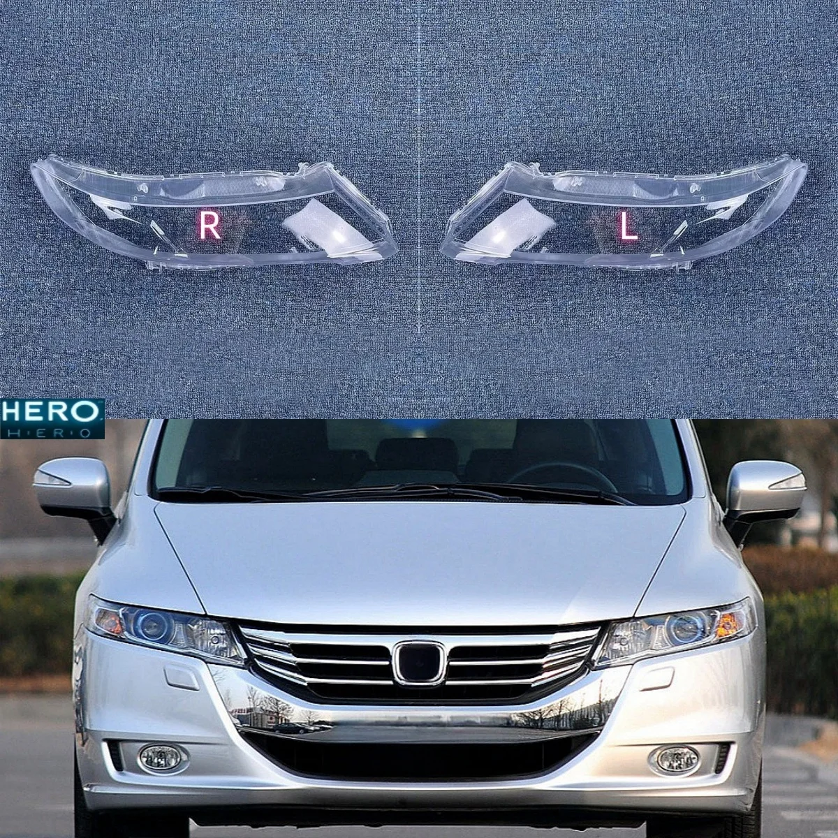 Car Headlight Shell For Honda Odyssey RB3 2009 2010 2011 2012 2013 2014 Transparent Lampshade Headlamp Cover Lens Plexiglass