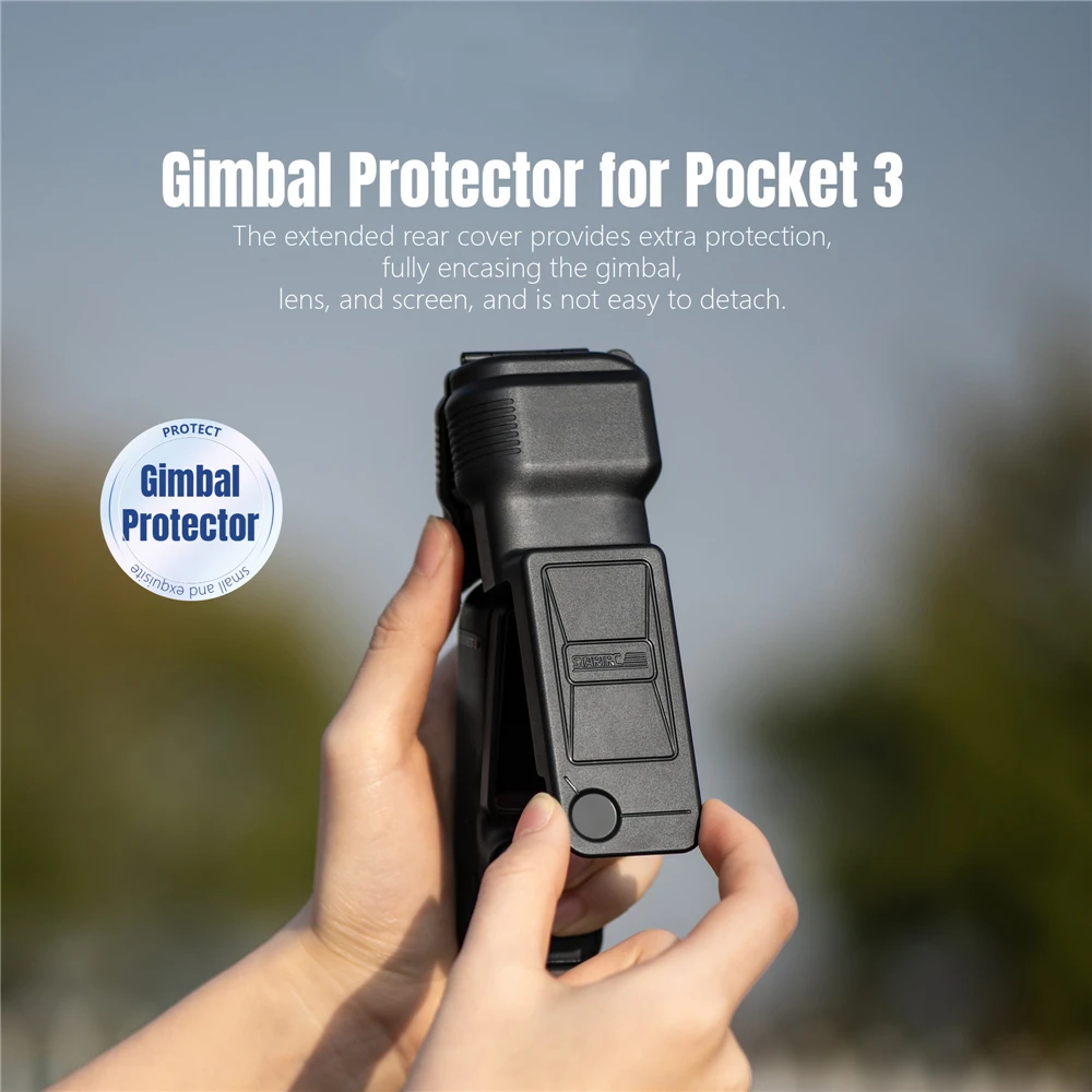 

for DJI Osmo Pocket 3 Gimbal Lens Protective Cover for Pocket 3 Handheld Camera Cap Screen Lens Guard Soft Inner Hard Case