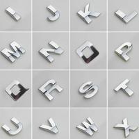 Number Letter Self-adhesive Auto Sticker Car Badge Decals Emblem Decoration Water-resistant High Stickiness Bumper Decal