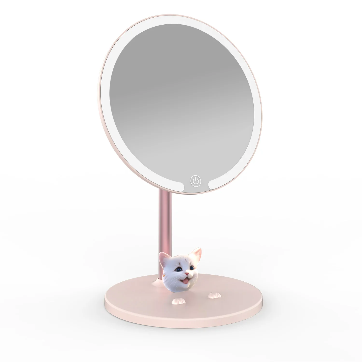 

Makeup mirror with light home LED mirror student dormitory office desktop desktop vanity mirror portable ultra high-definition
