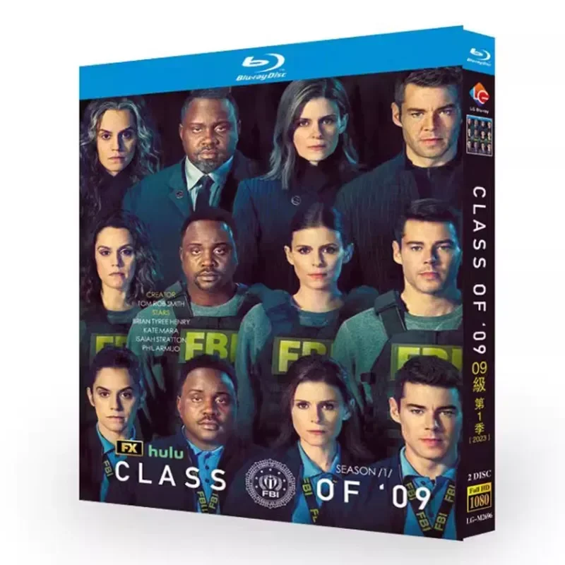 Blu-ray Ultra HD American Drama 09 Agent Season 1 BD Disc Box Set with Chinese and English Subtitles