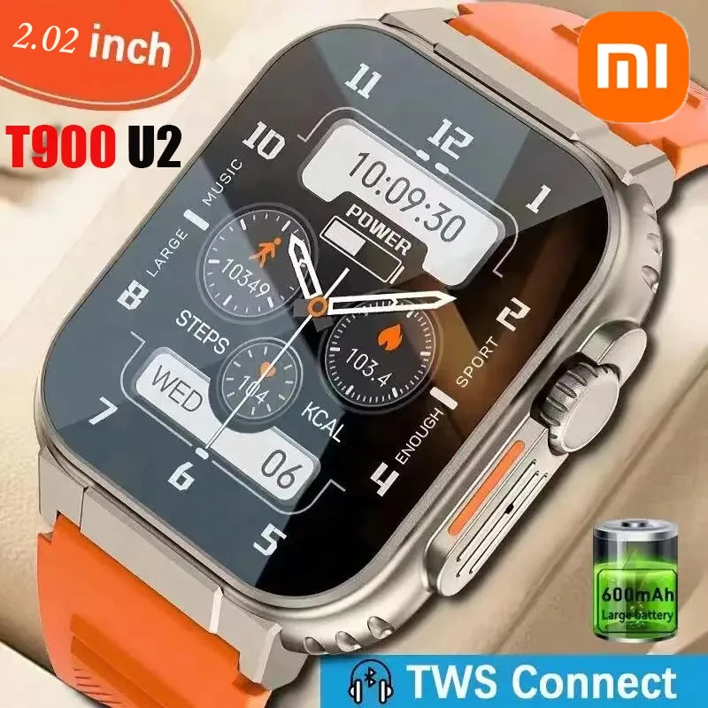 T800 Ultra 2 Watch Smart Watch Ultra Gen 2 IWO Watch NFC Bluetooth Call Heart Rate Waterproof 2.2 Inch Wireless Fitness Watch