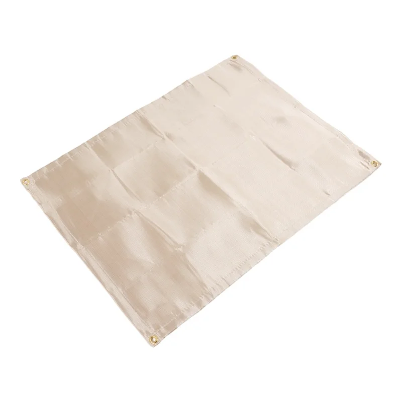 Fireproof Camping Mat Heat Insulation Anti Scald 500 ℃ Use Fiberglass Fireproof Grill Mat For Outdoor Camping BBQ
