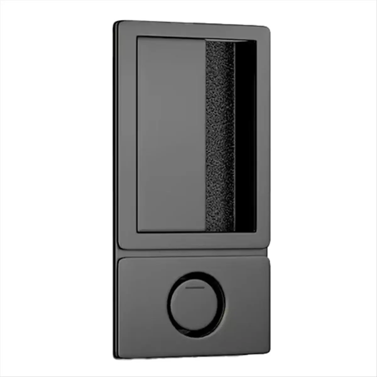 AFOURT-Minimalistischer Flachschloss-Türgriff für Innenräume, Schlafzimmer, Schwarz – Detail 6