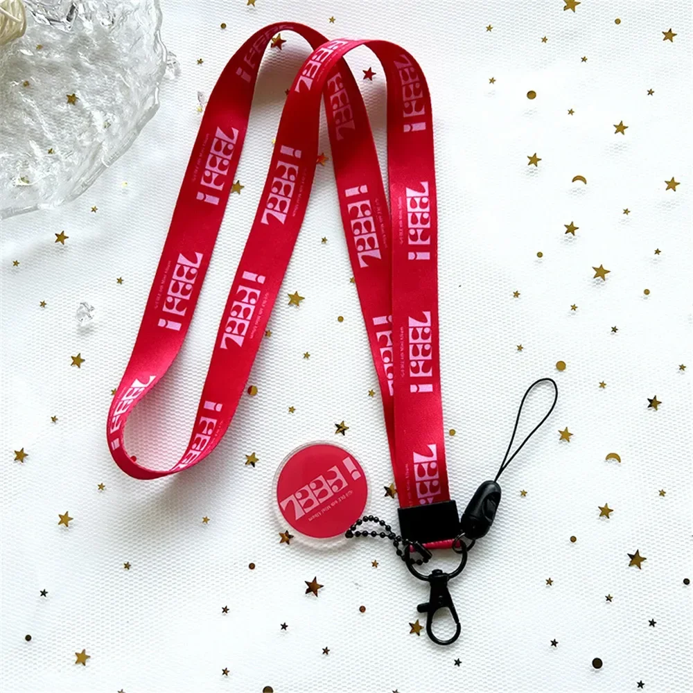 KPOP Landyards ATEEZ Gidle Keychain Neck Lanyard Hongjoong Felix Hyunjin Jewelry Accessories