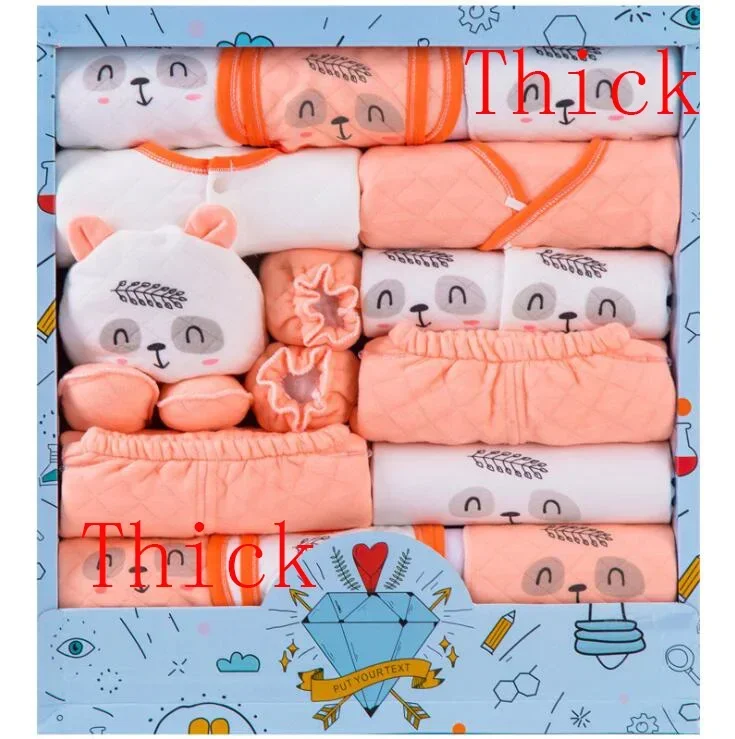 18 pçs/set roupas para recém-nascidos ternos 0-6m conjuntos de roupas de bebê meninos meninas terno algodão chá de bebê presente conjunto roupas recém-nascidos