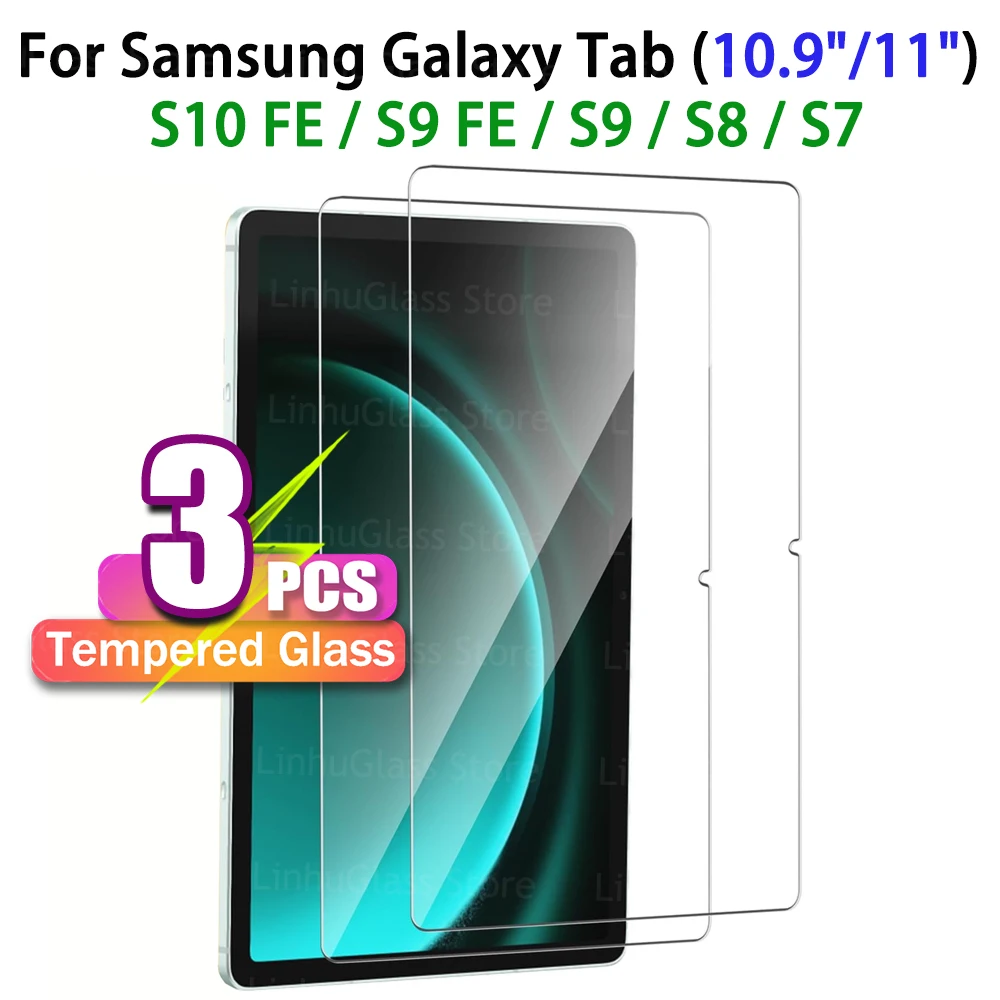 

Protective Glass For Samsung Galaxy Tab S10 FE / S9 FE 10.9" Tablet Screen Protector For Galaxy Tab S9 / S8/S7 11" Tempered Film