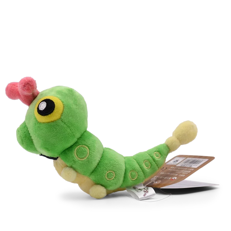 Pikachu peluche lagarta brinquedo de pelúcia verde, animal de pelúcia pokemon brinquedos todas as estrelas coleção aniversário crianças meninos menina presente