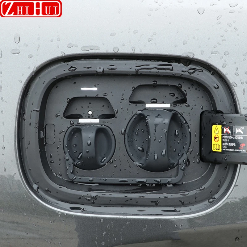 For Li Lixiang L6 L7 L8 L9 Car Styling Charging Port Connected Waterproof Cover With Dust Protection Cover Auto Accessories