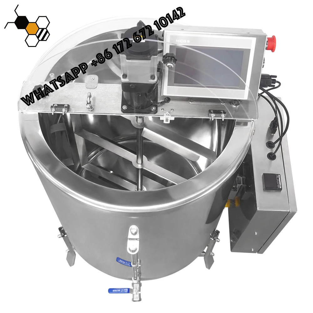 Best seller750W Automatic 100L Stainless SS 304/201 Servo Motor Honey Processing Emulsifier Homogenizer Mixing Machine 220V/110V