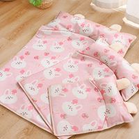 Cartoon Pattern Cooling Pet Mat Ice Silk Breathable Pet Cooling Pad Washable Scratch Resistant Anti-Slip Pet Pad Use