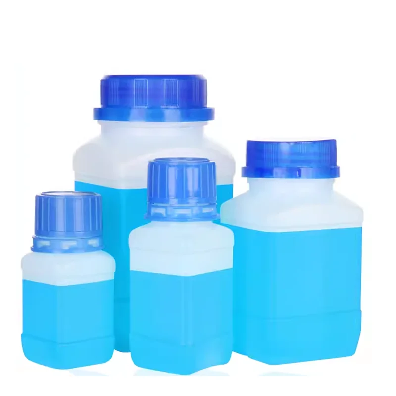 

Sealed thickened small mouth square plastic bottle reagent empty bottle 500/1000ML sample chemical packaging bottle