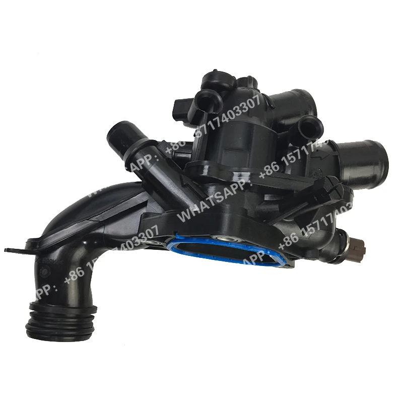 9808646980 V764558080 Termostato del sistema de refrigeración con brida de agua para 208 308 3008 1.4 VTi 16v 95 1.6 VTi 16v 120
