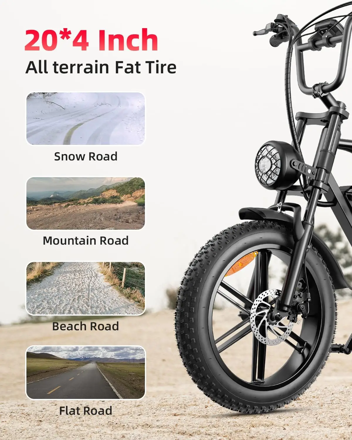 

OBX G60 Electric Bike For Adults US Warehouse Fat Tire Mountain Road Cargo City E-Bike Dirt Off-Road Ebike Wholesale Lithium