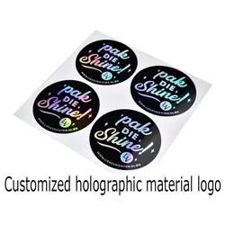 Personalized customized stickers holographic logo company logo/wedding stickers/design your own stickers