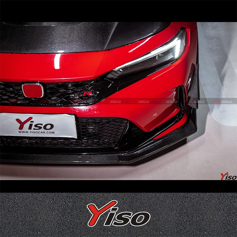 مناسبة لـ TypeR FL5 مجموعة هوائية معدلة من ألياف الكربون TypeR FL5 APR شفة أمامية من ألياف الكربون