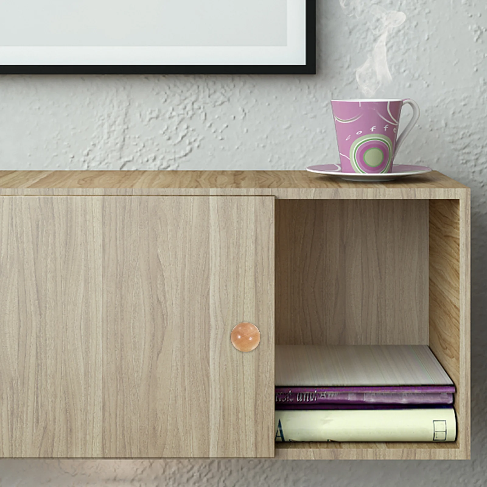 

12Pcs Wooden Dresser Knobs Mushroom Shape Modern Drawer Pulls Cabinet Handles Closet Door Hardware Kitchen Cabinet Accessories