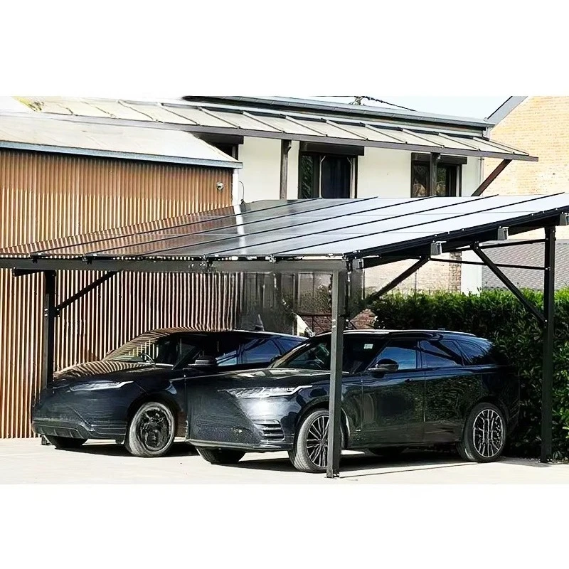 Europe Hot Sale Complete Solar Energy System 10KW to 50KW Ground Mounting Solar Panel Carport