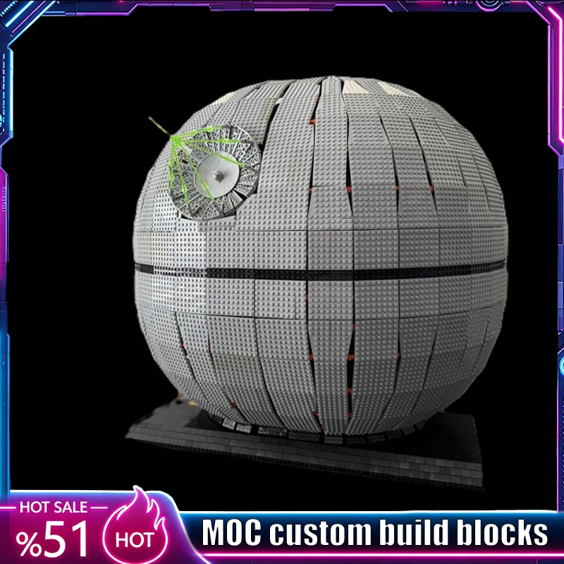 5436 Parts MOC Sci-Fi Space Battle Station Panel Add-On Model DIY Creative Assembly Puzzle Gift Collection Display Educational
