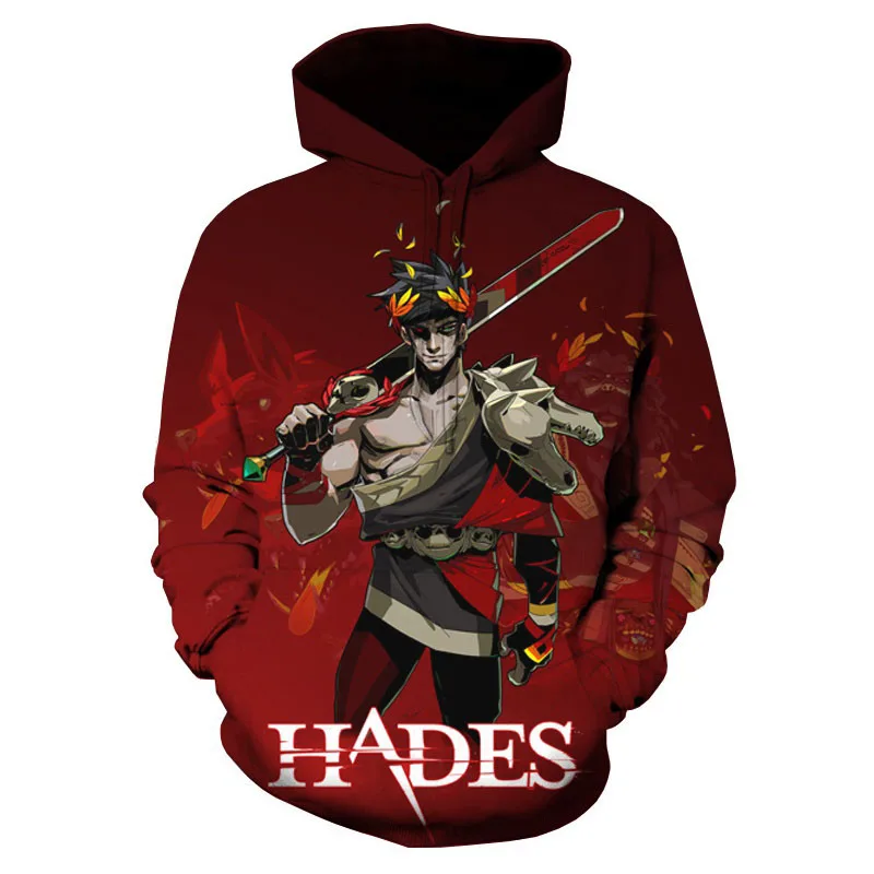 2023 New Game Hades Hoodie Casual Hooded Sweatshirts Adult Kids Pullover Hooded Long Sleeve 3D Printed Streetwear Coat Tops