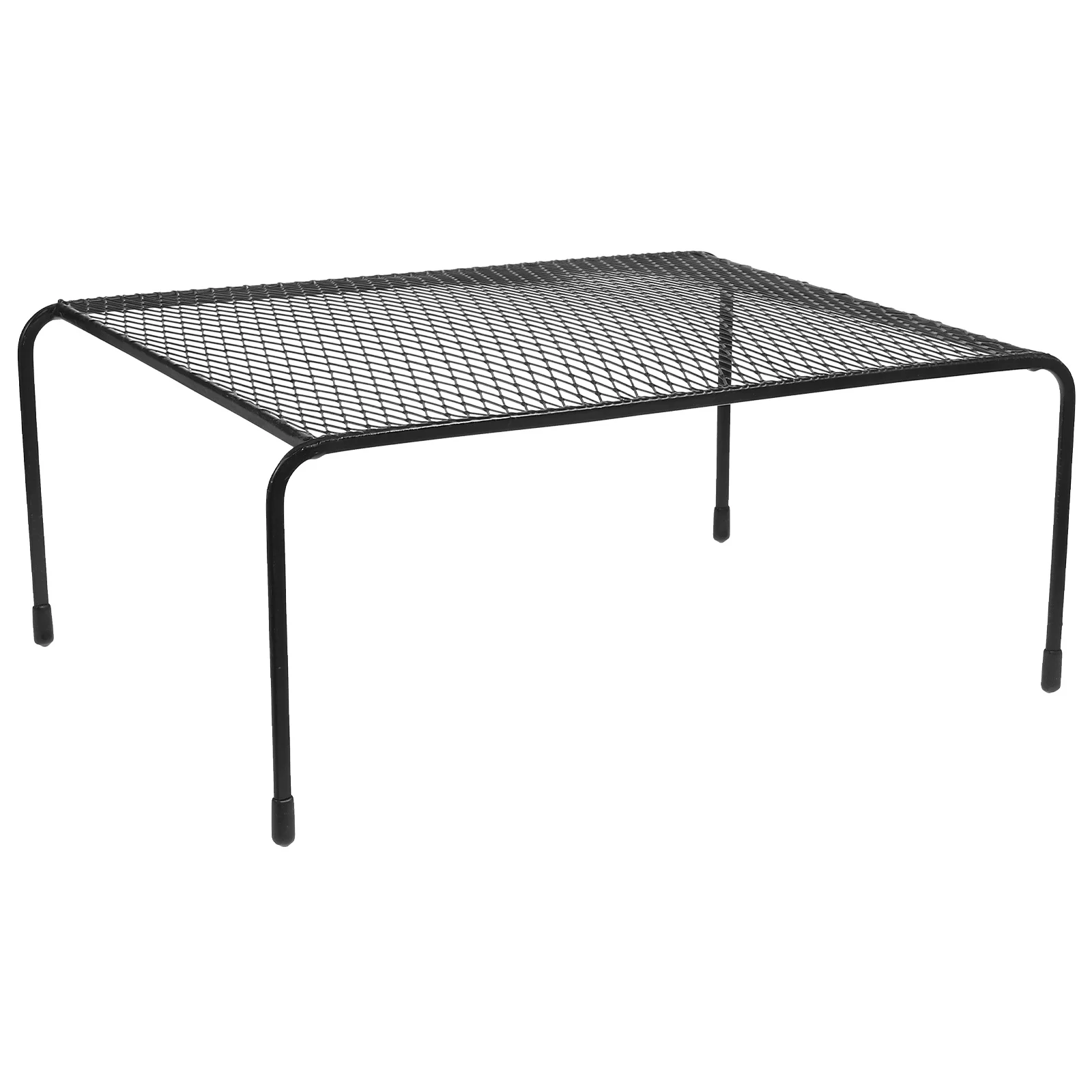 

Kitchen Counter Metal Dish Drying Rack Black Sturdy Ventilated Drain Tableware Holder Plate Bowl Organizer Kitchen Storage Rack