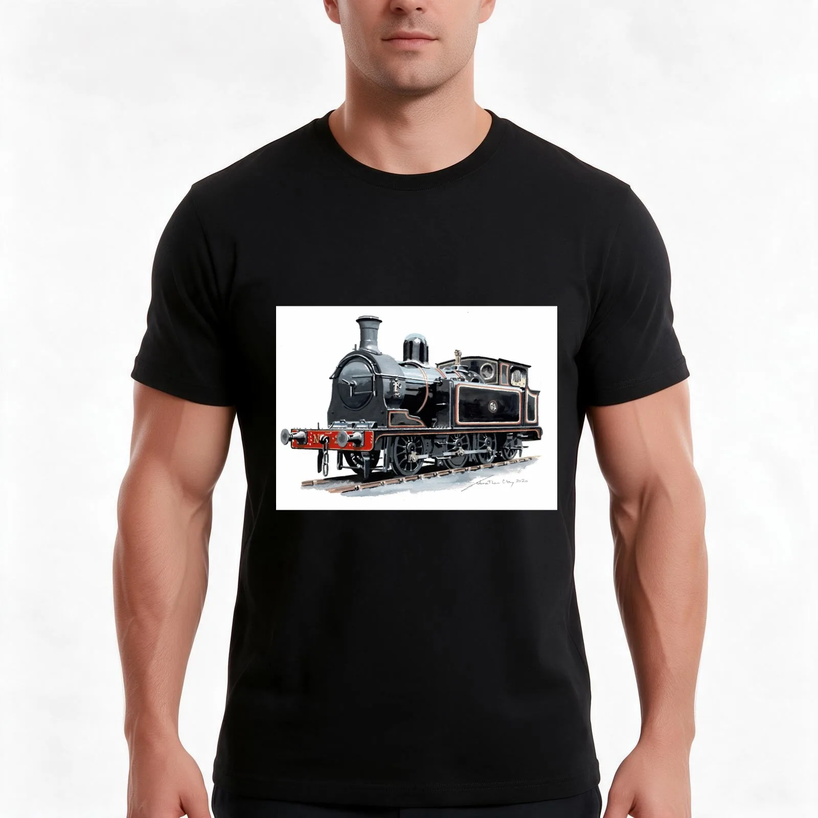 Taff Vale Railway 28 preserved on Gwili Railway T-Shirt Summer Casual Cotton Tee Oversized Streetwear Tops Unisex Men Women