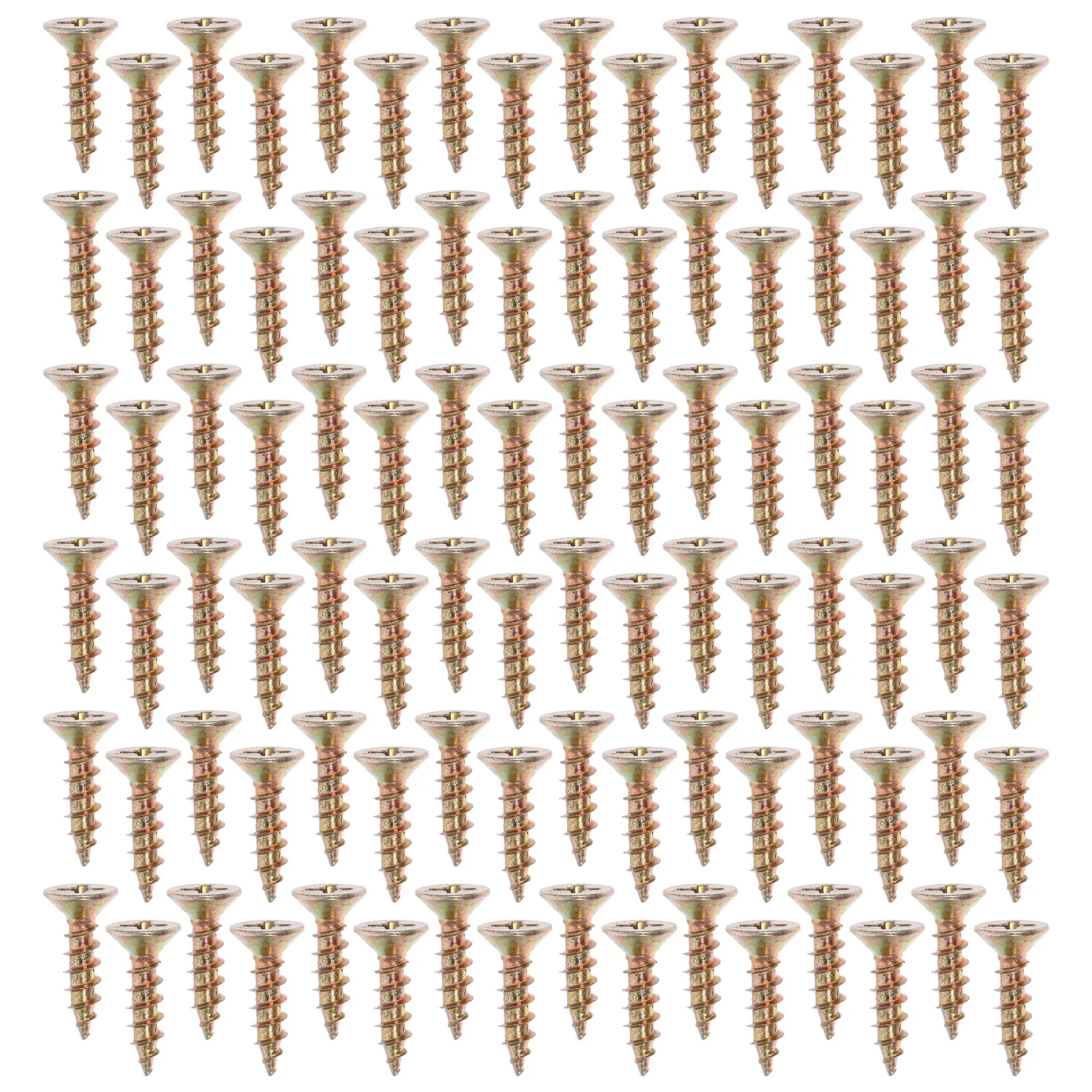 

200 Pcs Self-tapping Screws High-strength Metal Plasterboard Galvanized for Wood