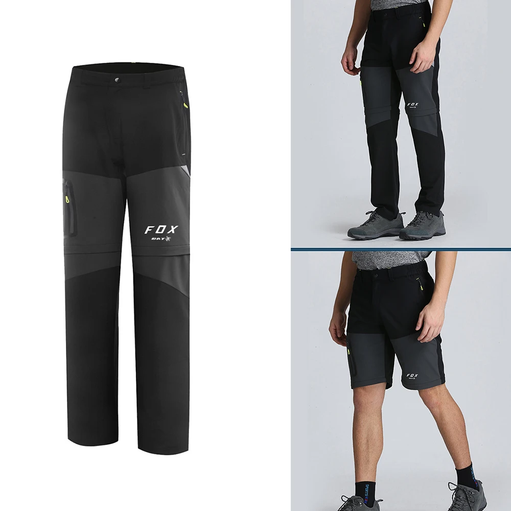 

Men's Motocross Pants BAT FOX Mountain Bicycle Pants Offroad DH Quick-Dry MTB Pants Two In One Detachable Pants