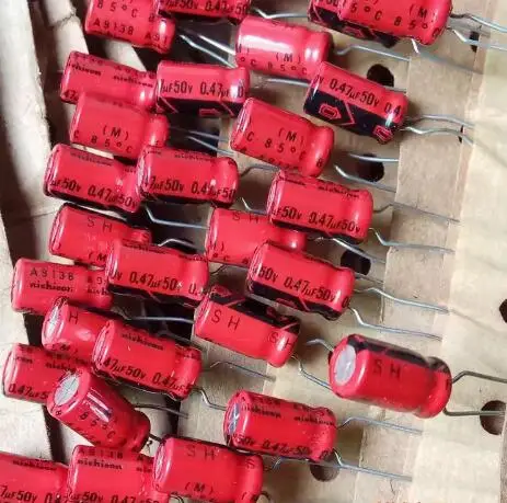 

30pcs/lot Original Nichicon 50V 0.47UF 6x11 fever audio coupling electrolytic capacitor from Japan free shipping