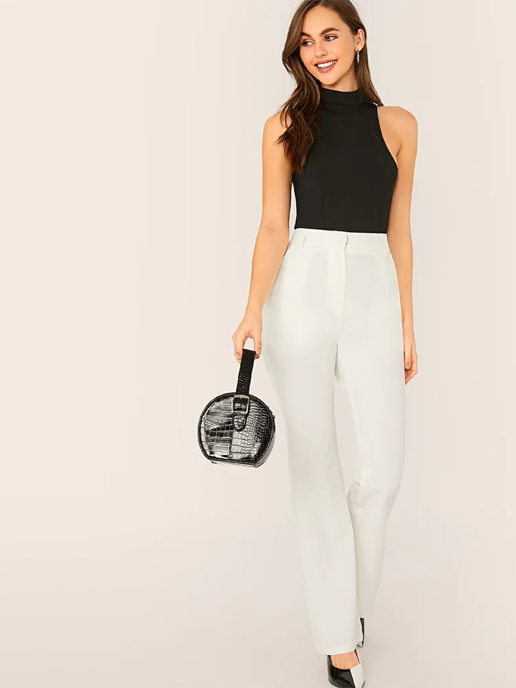 บอดี้สูทคอเต่าสีพื้นสำหรับผู้หญิงเสื้อผ้าลำลองฤดูร้อนบอดี้คอนหนึ่งชิ้นพื้นฐาน