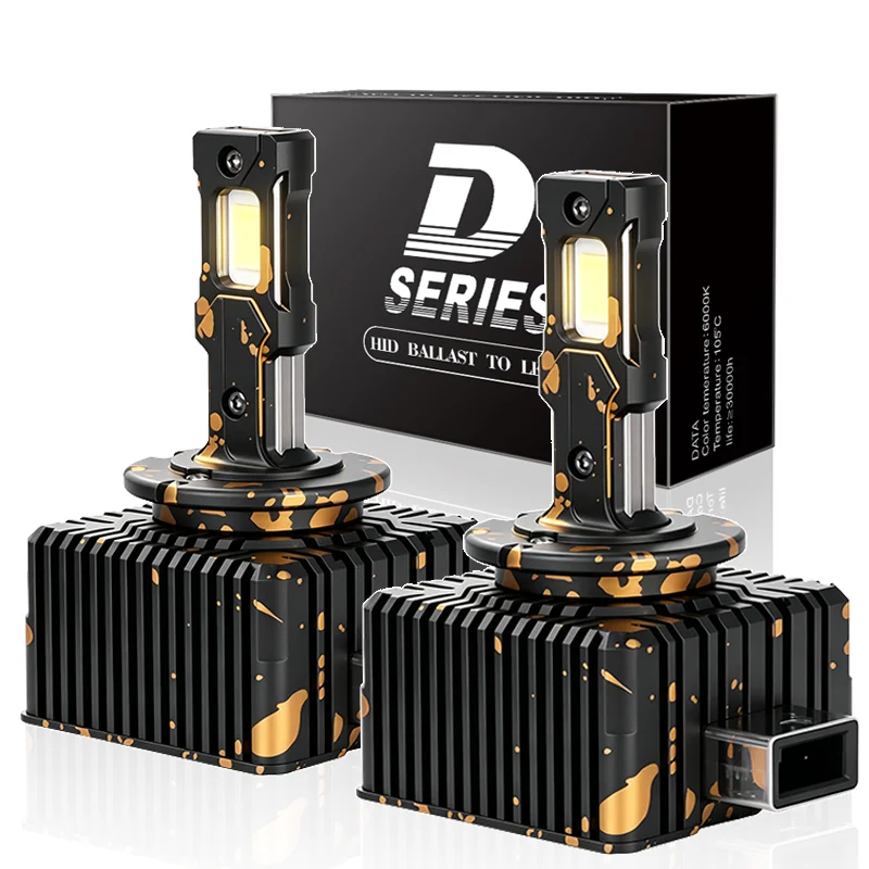 

D SERIES D1S D3S D8S LED Headlight Bulbs 35W 6000K 12V 1:1 plug and play LED bulb 30 CSP Chip 600% Brighter Canbus No Error
