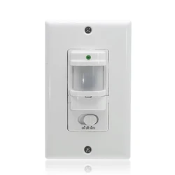 110V ~220VAC ON OFF Auto Wall Mounted Motion Sensor Switch ,Automatic PIR Infrared Light Switch with light Control Sensor