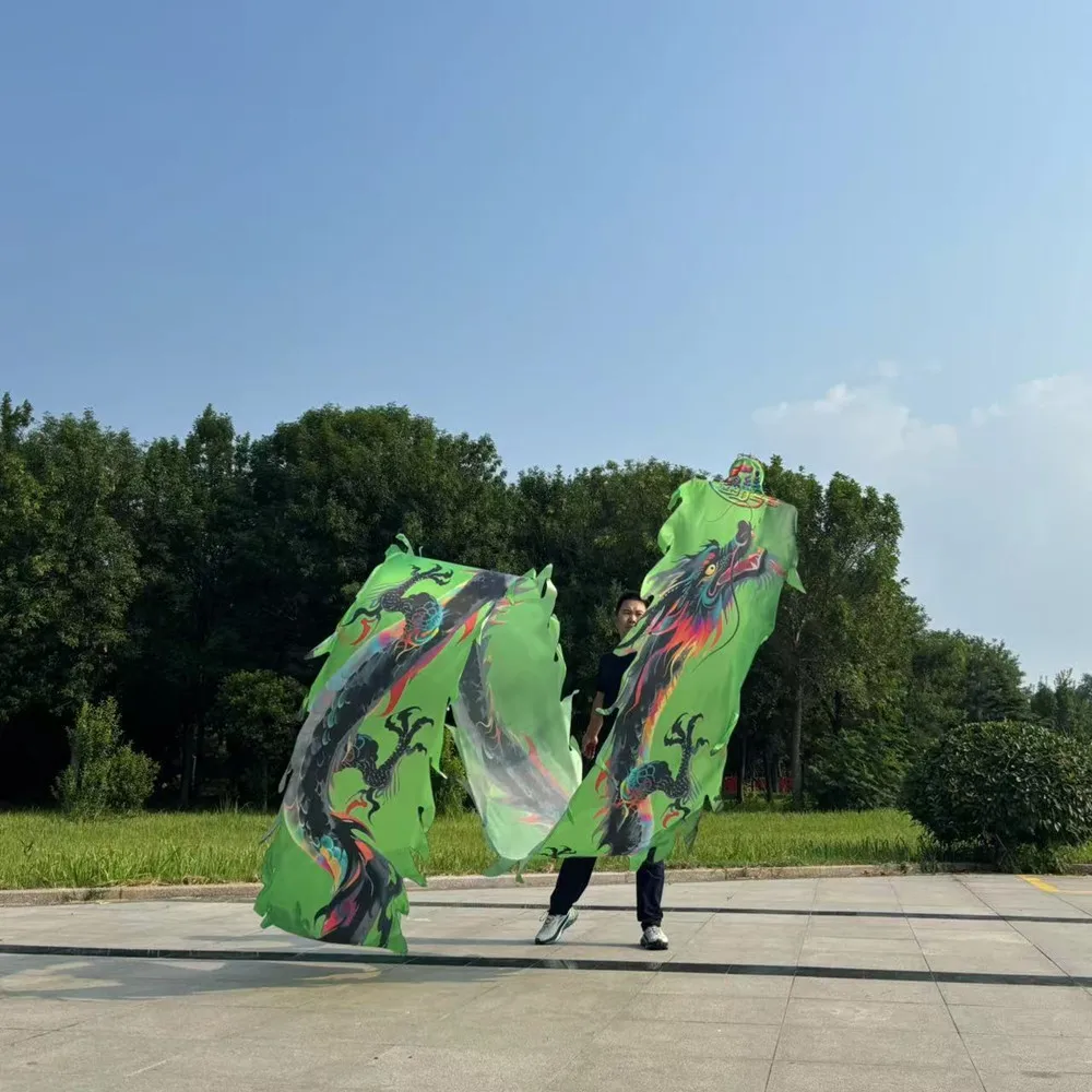 8m Washable Fitness Dragon Tail Accessories Traditional Performance Prop Width 75cm (Not Include Head)