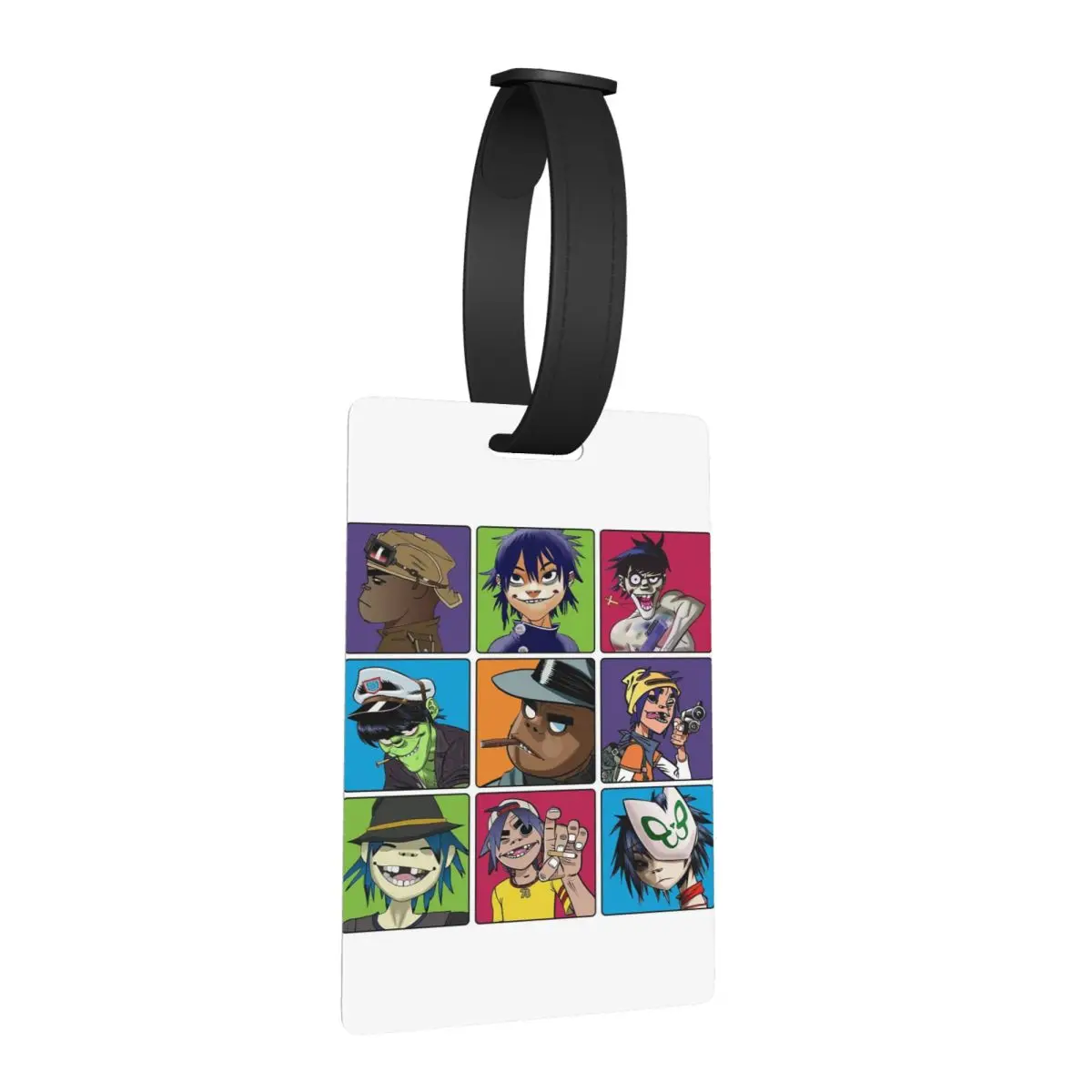 

Музыкальная группа Gorillaz, багажные бирки, аксессуары для чемодана, дорожный портативный багаж, посадочная бирка, держатель этикетки, идентификационное имя, адрес