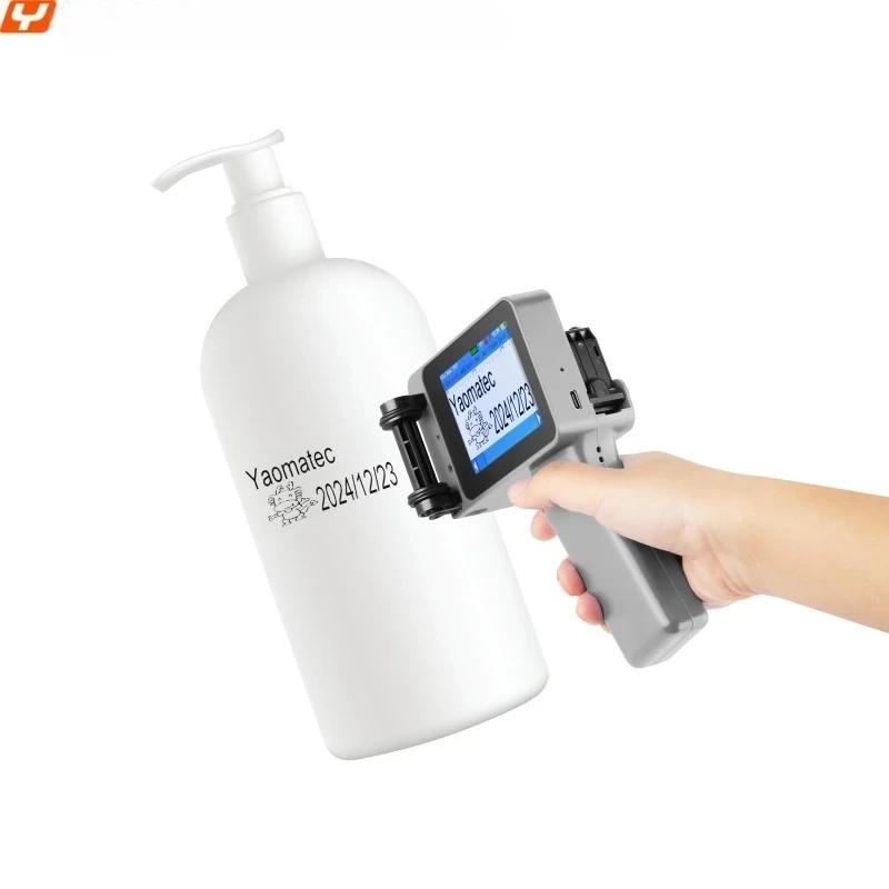 with ink: X1760 12.7MM TIJ Expiry Date Marking machine date coding machine printing gun Portable Handheld Thermal Inkjet Printer