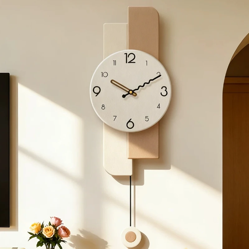 Korean Modern Wall Clocks Aesthetic Xenomorph Creative Design Wall Watch Nordic Living Room Horloge Murale Ornaments Home Decor