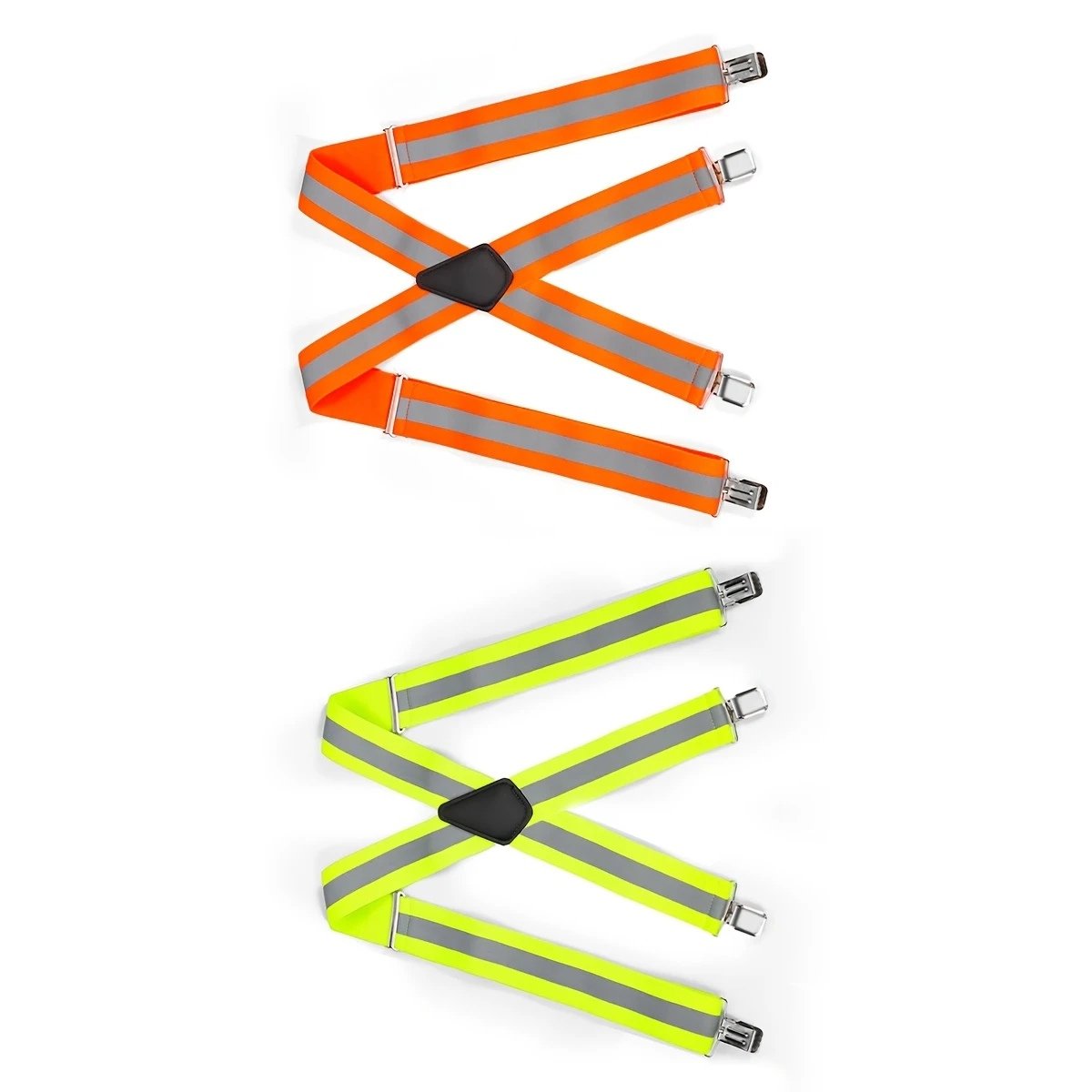 Cinto masculino em forma de X com quatro fivelas, alta elasticidade e suspensórios ajustáveis