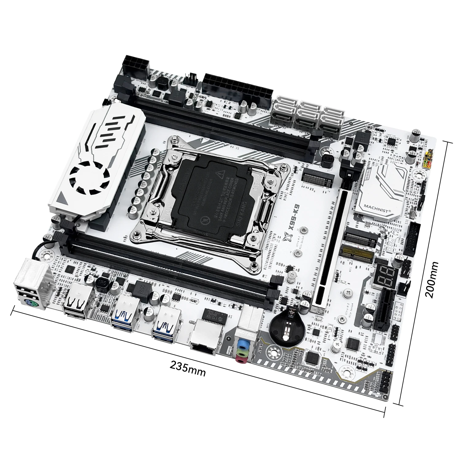 MACHINIST X99 scheda madre LGA2011-3 supporto Xeon 2670 V3 2683 2667 v4 CPU Set processore memoria DDR4 fourchannels NVME M.2 ssd K9
