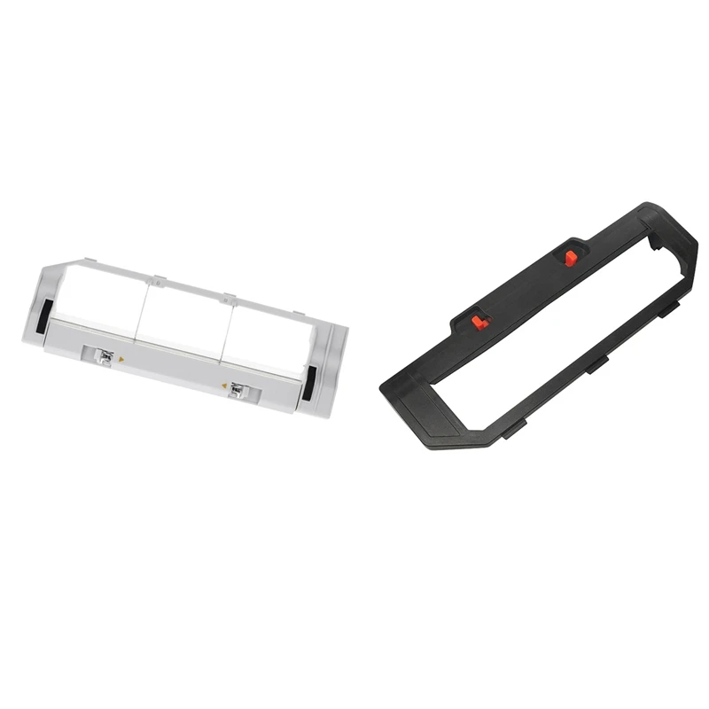 2 buah tutup sikat utama casing penutup sikat utama cadangan pembersih vakum untuk Xiaomi Roborock 1C F9 D9