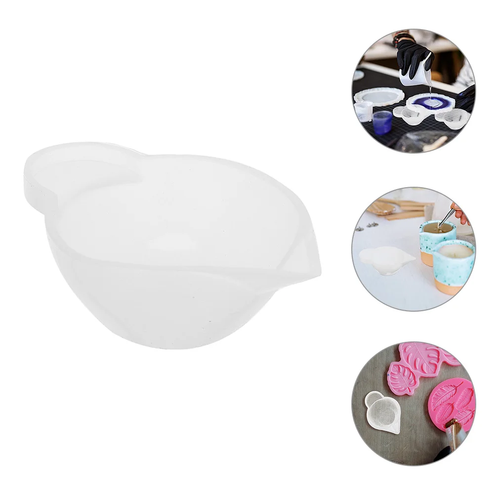 20 Pcs Crystal Epoxy Silicone Dispensing Cup Silica Gel Resin Mixing Cups Crafts Making Tools