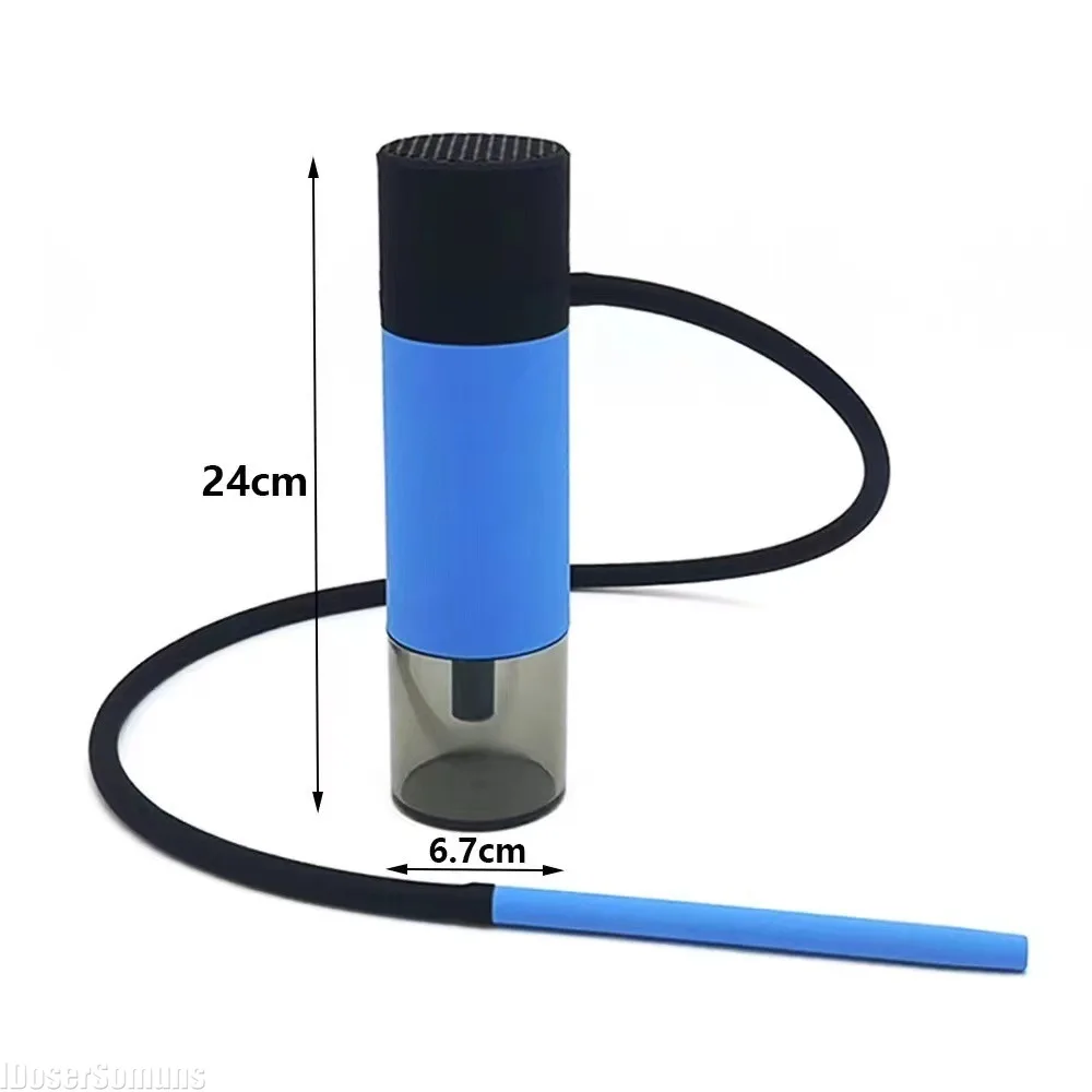 Portable Acrylic Car Smoker Hookah Set Курительная Трубка Cigarette Holder Complete Narguilhe Shisha Tobacco Gravity Mini Tube