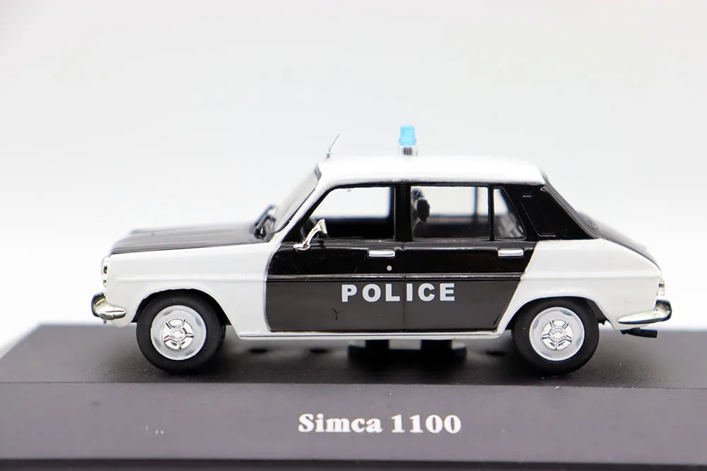 New 1/43 Scale Simca 1100 Police-car Models By Atlas Editions For Collection Diecast Alloy Toy Cars Gift