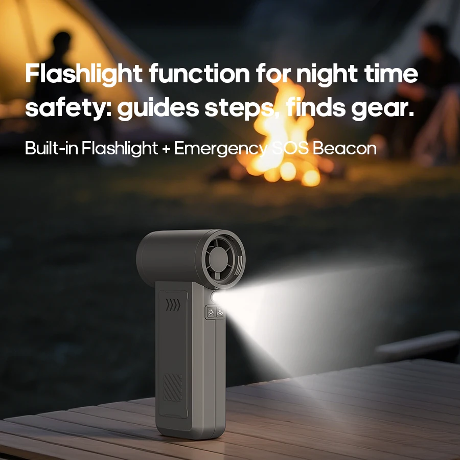 مروحة توربو عنيفة محرك كهربائي مروحة تبريد منفاخ هواء منظف سيارة محمول 8000 مللي أمبير قابل لإعادة الشحن مروحة محمولة للتهوية