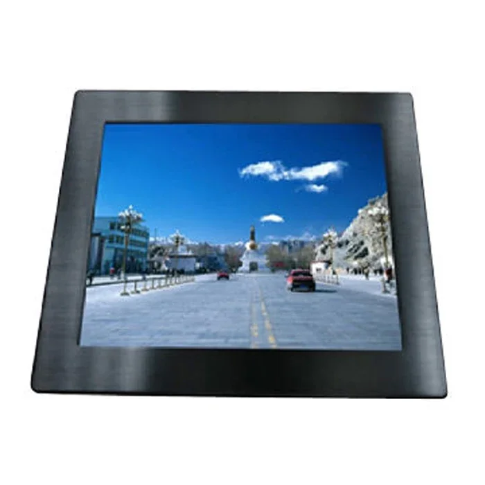 12 inch dual core resistive embedded touch screen panel PC industrial touch single PC All In One computer
