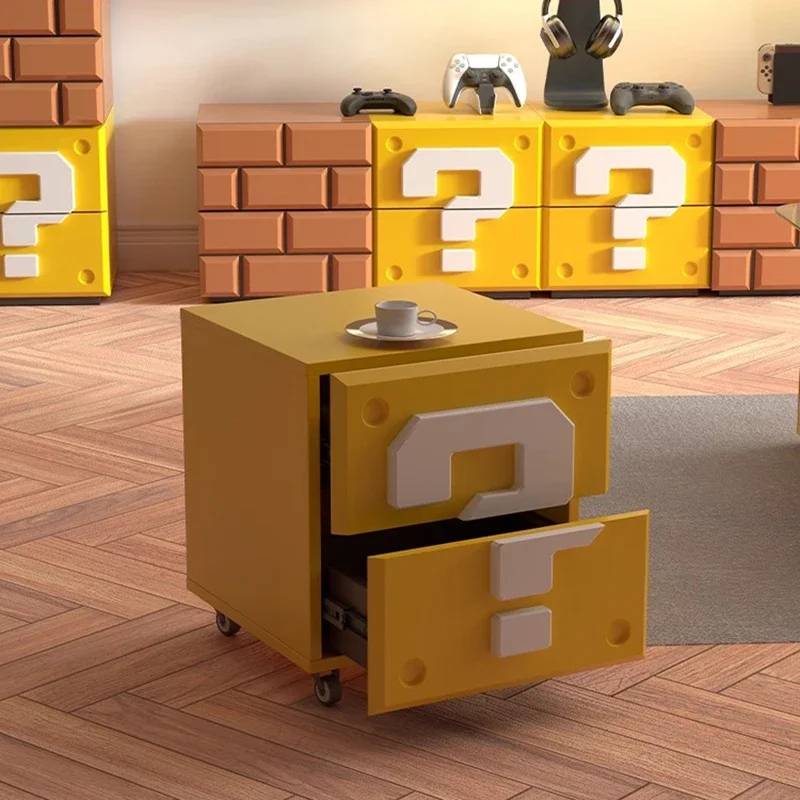 طاولة سرير فاخرة ضيقة عتيقة جمالية باوهاوس خزانة بجانب السرير حديثة تخزين فريد أثاث غرفة النوم Mesa De Noche