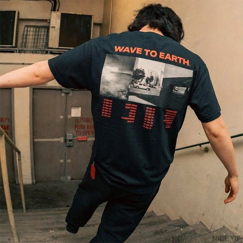 Wave To Earth 2024 World Tour Album Print T Shirts Men Women Retro Fashion Cotton Short Sleeve T-shirt Hip Hop Clothing P21 - Image 3