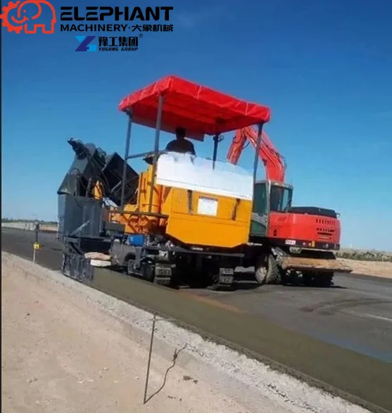 Automatic Concrete Curb Slipform Machine 5-10m/min Paving Speed Laser Positioning ±2mm for Municipal Road Construction